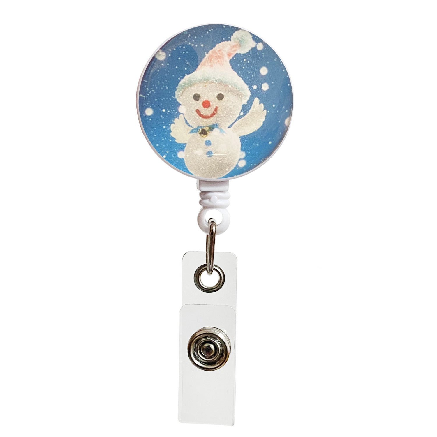 Wholesale Crystal Glass Christmas Telescopic Keychain